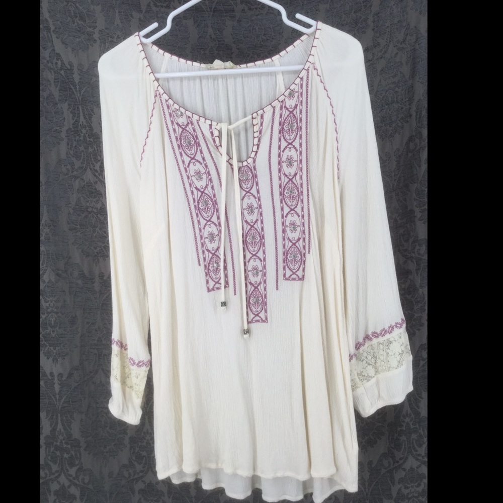 Nurture Large Boho Long Sleeve Tunic - Picture 8 of 8